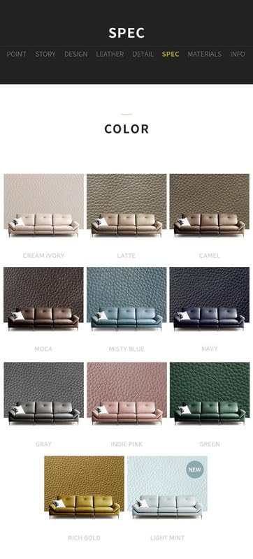 Image of Fabrique David Leatherette Look Light 4 Seater Sofa Set with Puffy Sturdy Pink | Luxury Comfortable Furniture Perfect for Home Guests Office & Living Room | Stainless Steel Legs