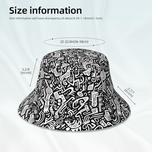 Image of Bucket Hat Beach Summer Sun Hat Reversible Fisherman Hats Double Sided Wearing for Women Men Boys Girls