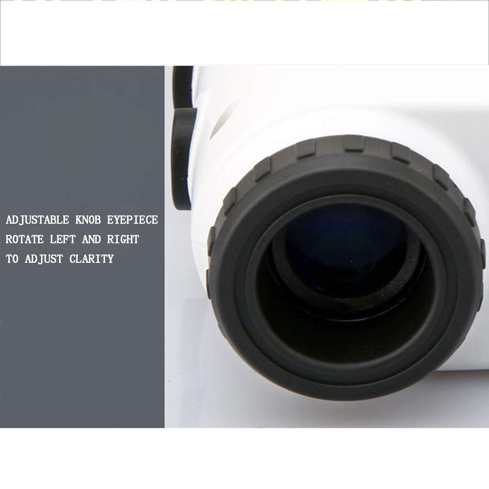 AIZYR Chercheur De Gamme De Golf, Imperméable Ordinateur De Poche Télémètre Laser - Télescope Télémétrique Laser, Six Fois Optique Distance/La Taille/La Vitesse/Angle
