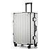 It'Go Aluminium Rahmen Koffer XL Groß Hartschalenkoffer Gepäck mit 4 Rollen Handgepäck Reisekoffer Koffer&Trolleys Silber