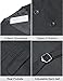 COOFANDY Men's Dress Vest Slim Fit Fashion Tuxedo Vest Wedding Waistcoat(Large, Dark Grey)
