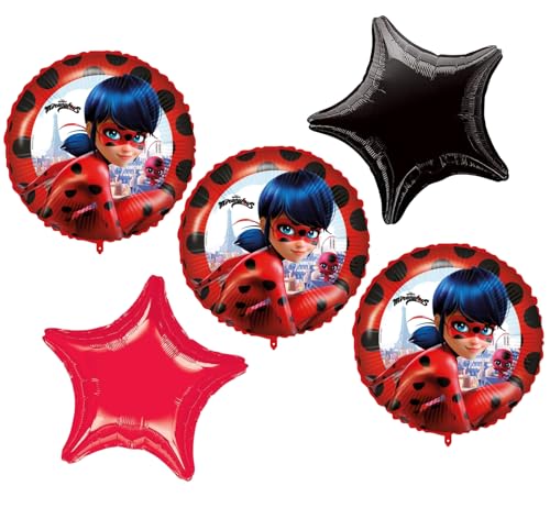 Ballons Miraculous Ladybug Procos pour une décoration de fête d'anniversaire magique en famille