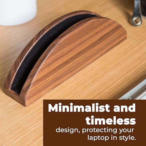 Image of ᵀᴹ Vertical Laptop Stand and Holder | Compatible for MacBook Pro | Laptop Air Docking Station | Office Organizer