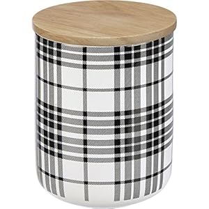 Primitives by Kathy Decorative Canister Set, Set of 3, Plaid Primitives by Kathy Decorative Canister Set Set of 3 Plaid