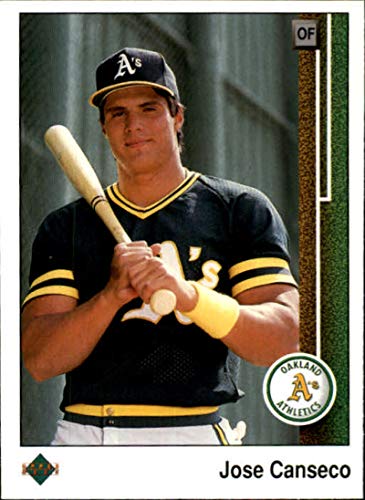 1989 Upper Deck #371 Jose Canseco Oakland Athletics MLB Baseball Card NM-MT
