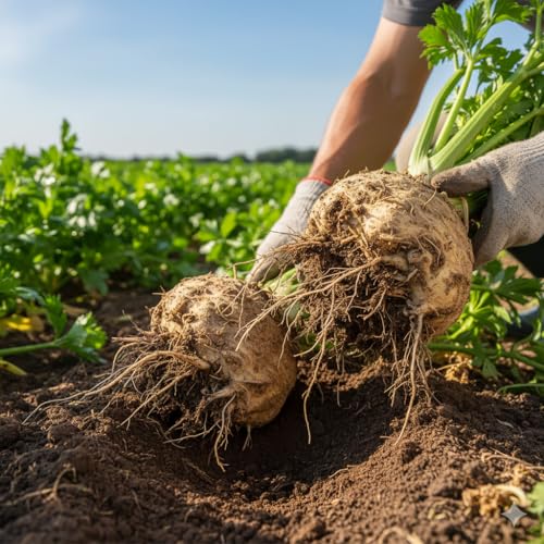 Fresh Celery Root, 35 Pound, Whole Vegetable - Thumbnail 3