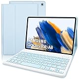 【Doppia protezione】 La resistente custodia in pelle PU e l'interno gommato antiscivolo offrono una protezione completa per il tablet. Il guscio in policarbonato premium mantiene il tablet in posizione e assorbe cadute e urti. I fori per la fotocamera, gli altoparlanti e i pulsanti del volume sono tutti perfettamente allineati. Tutti i pulsanti sono facilmente accessibili.