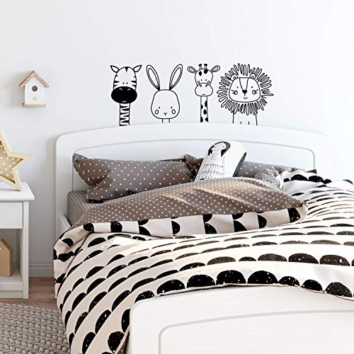 Set de 4 vinilos decorativos para pared diseño moderno miniatura 2