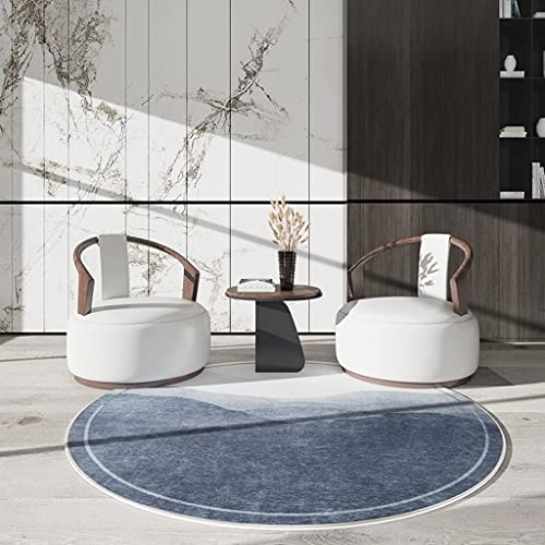 Tapis simple rond A 140 cm pour salon et table basse