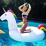 ☺ Maravilloso verano - de nuevo a la playa puede nadar el tiempo, este verano debido a la inflable unicornio nadar y llegar a ser particularmente colorido. En el hermoso mar o en la piscina de natación casa, y el enorme unicornio juntos, se convertirá en la envidia del enfoque.