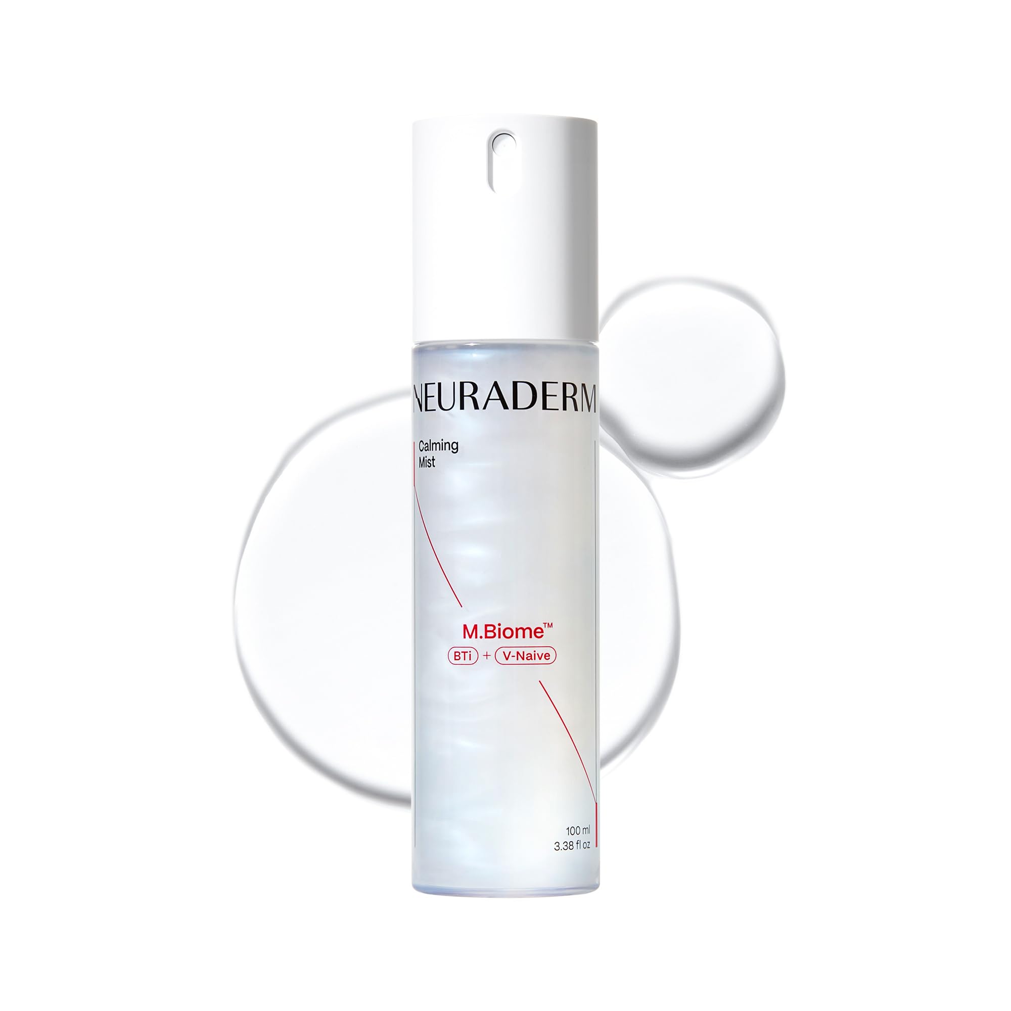 NEURADERM Calming Mist, Soothing Hydrating Facial Spray Makeup Fixer for All Skin Types with Ceramide to Restore Skin Barrier and Reduce Puffiness (100ml, 3.38 fl.oz)