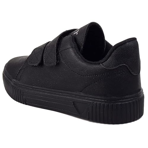Sapatenis Infantil Tenis Calce Facil Meninos Casual Light Cor:Preto;Tamanho:33
