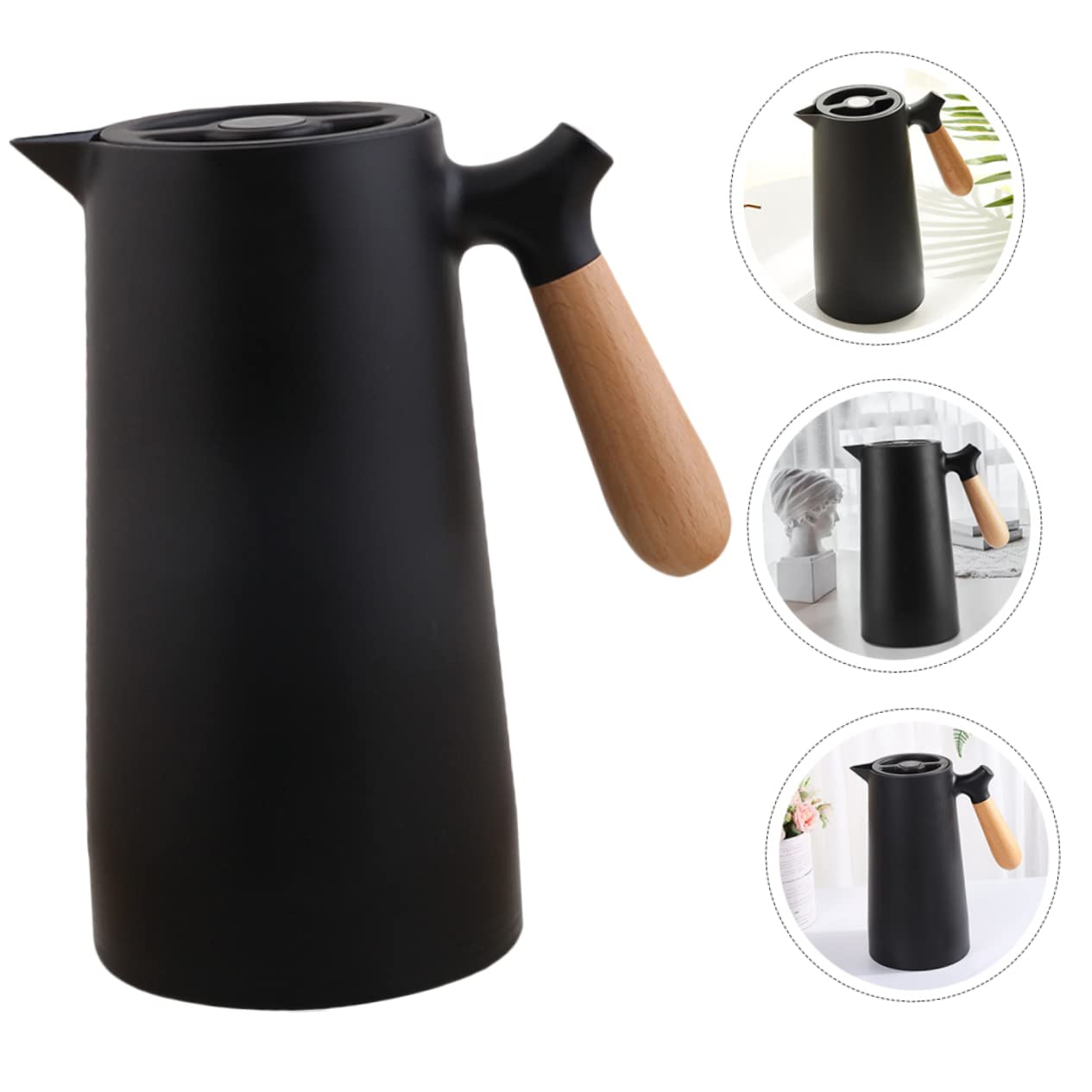 Bouteille Isotherme 1l en Verre à Effet pour Maison Bureau