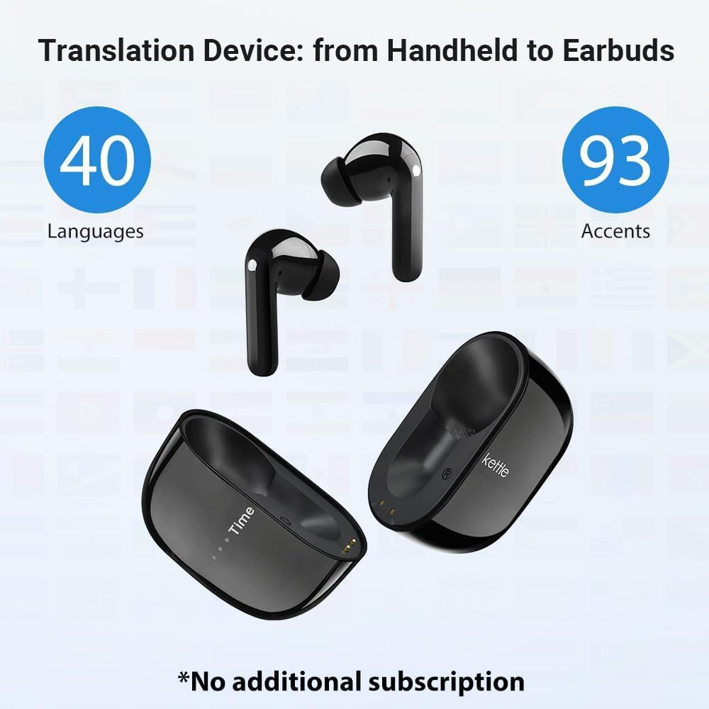 Timekettle M3 3 in 1 Language Translation Earbuds,43...