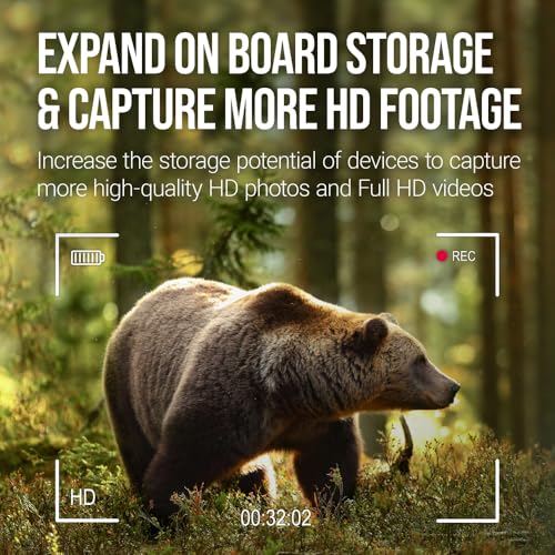 Image of PNY 32GB Elite U1 V10 A1 microSDHC Trail Camera Flash Memory Card 3-Pack