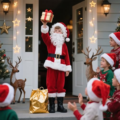 Disfraz Completo de Santa Claus para Niños Udyr miniatura 6