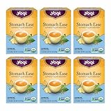 Yogi Tea - Stomach Ease - Supports Healthy Digestion - 6 Pack, 96 Tea Bags Total