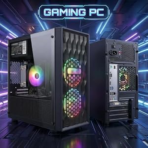 STGAubron Gaming PC Desktop, R5 5500,RTX 3050 6G, 16G DDR4,512G SSD — photo 3 of 6