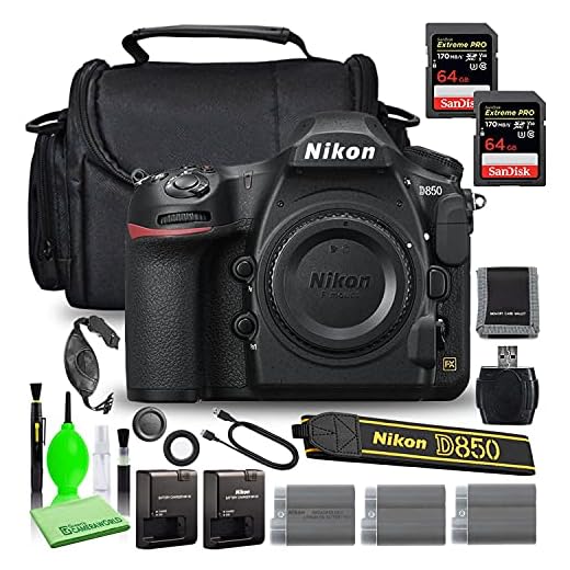 Nikon D850 DSLR Camera Bundle with Accessories