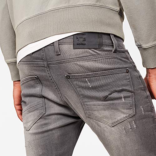G-STAR Herren Revend Skinny Jeans, Grau (lt Aged Destroy 51010-6132-1243), 28W / 34L 3