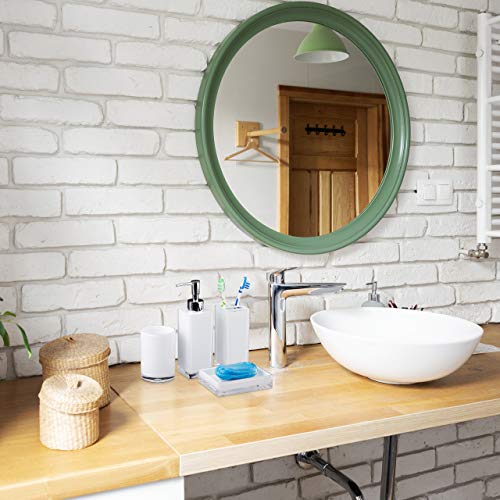 Accesorios de baño para evitar el desorden del lavabo kit de 4 piezas 6