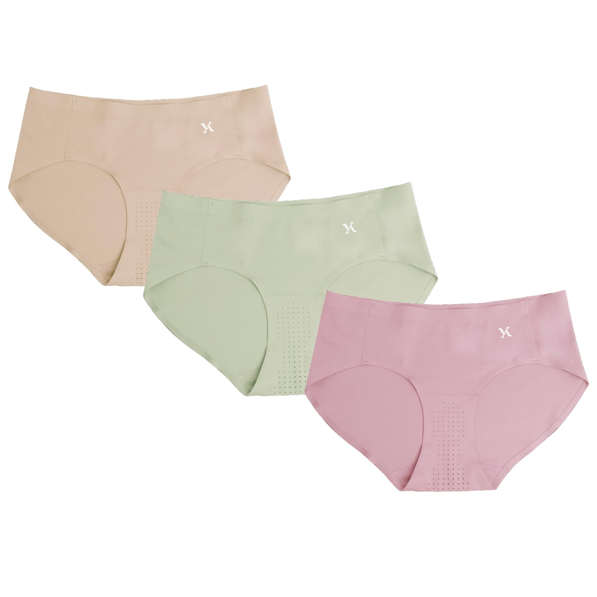 Pack of 3 Premium Seamless Hipster Combo | Low-Rise, Medium Coverage Invisible Panties for Women with 100% Cotton Gusset | Ultrasoft Fabric for Everyday Comfort Panty-image-34