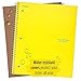 Five Star Spiral Notebook, 3 Subject, College Ruled Paper, 150 Sheets, 11