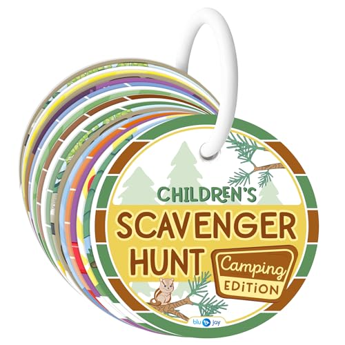 Blu Jay Camping Scavenger Hunt Cards
