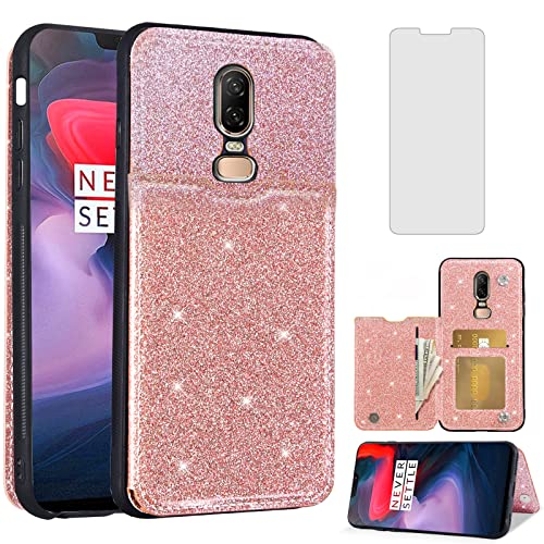 Asuwish Phone Case for OnePlus 6 Wallet Cover with...