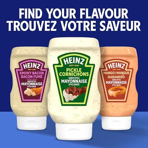 Heinz Garlic Mayonnaise Style Sauce, for Pizza, Homemade Garlic Bread and Wraps, 340 mL Bottle — view 8