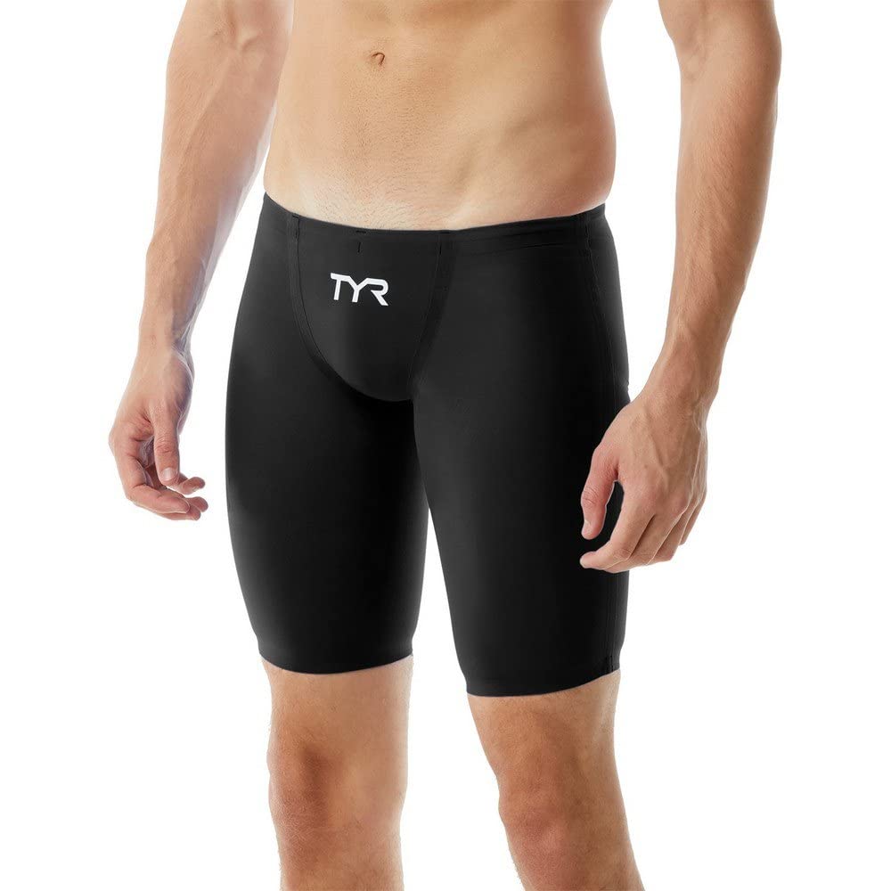 TYR Men's Standard Invictus Solid Jammer, Black, 28