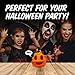 Kamhi World Pumpkin Light Up Toy - Halloween Toys for Kids, Squeeze for 7 Funny Sounds, Funniest Halloween Toys for Toddlers, Boys, Girls & Teens, Halloween Gag Gifts, Cute Pumpkin Toy for Kids
