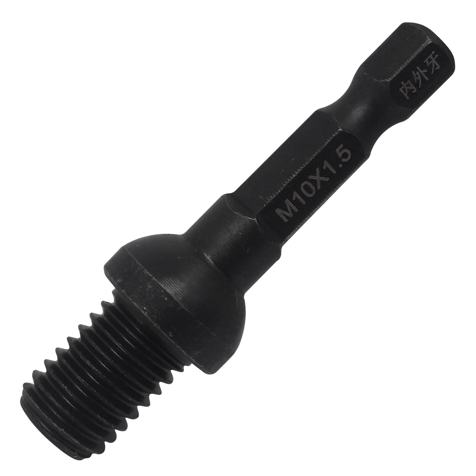 1pcs Thread Insert Installation Tool with 1/4inch Hex Shank, Insert Nut Socket(Male Thread ;M10x1.5mm)