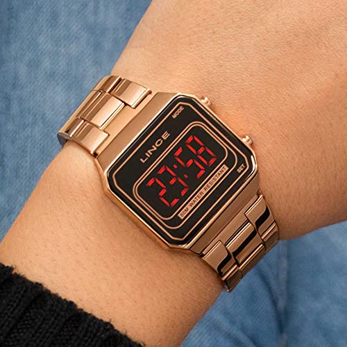 Relógio de Pulso LED Feminino Clássico Digital MDR4645L