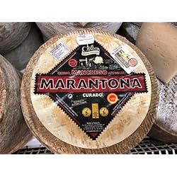 1/2 Queso Oveja Curado Marantona. Manchego DOP. El queso artesano más premiado de Castilla La Mancha. Ideal para regalo.