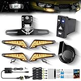 VI9000 UTV Turn Signal Kit with License Plate Holder