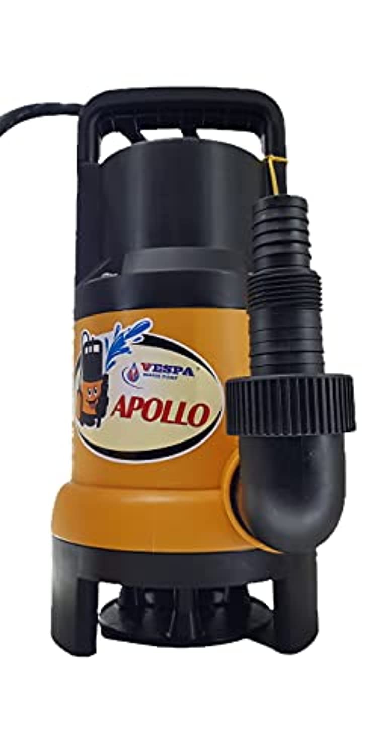 Vespa 0.5Hp Sewage And Drainage Submersible Pump Apollo 50 Maximum Height Flow 7 Meter 130 Litre/Min Made In Italy