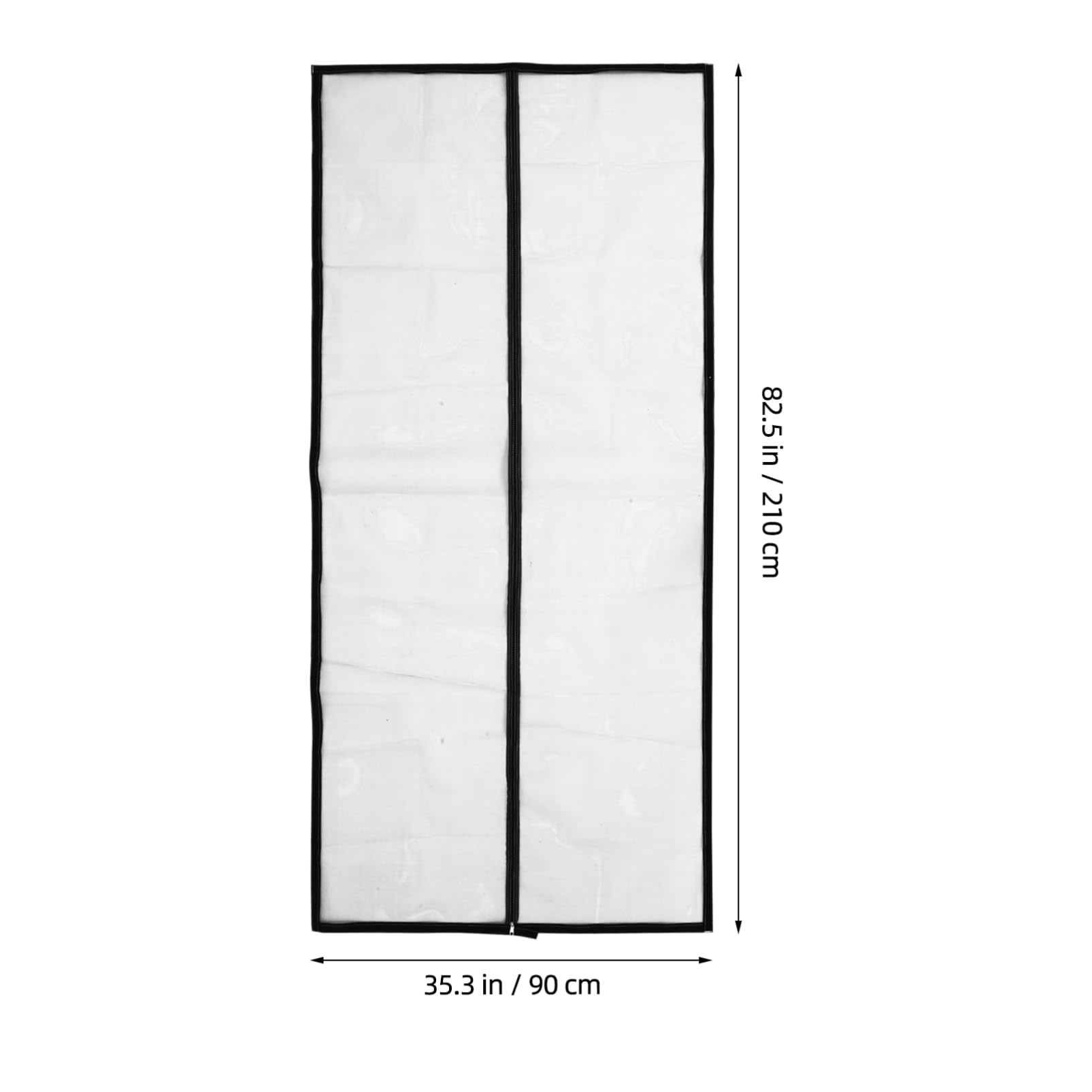 FONDOTIN Sturdy Mesh Cat Door Screen Pet Dog Zipper Screen Prevent Escape Easy to Use