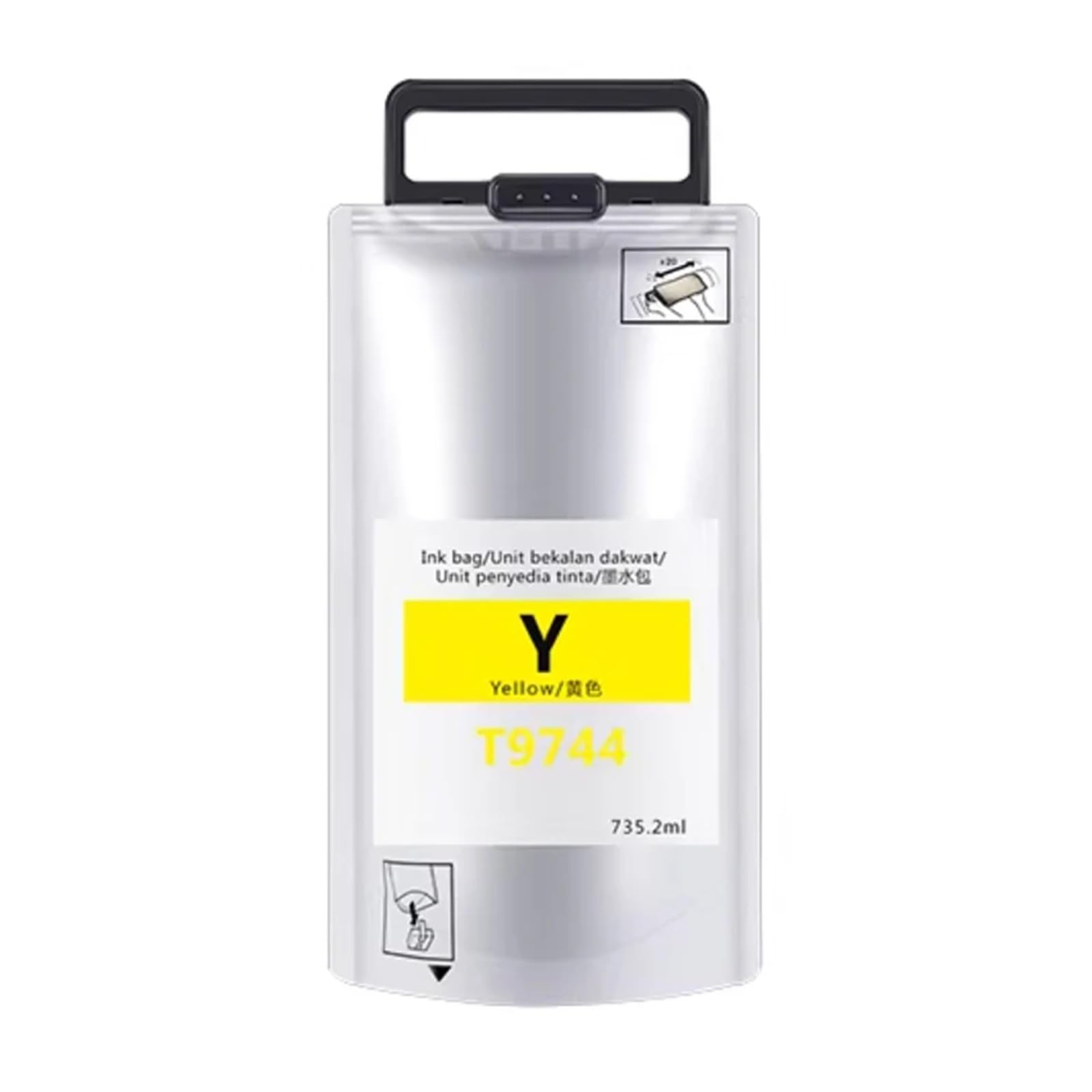 Cartuccia for borsa d'inchiostro T9741 compatibile for Epson WorkForce Pro