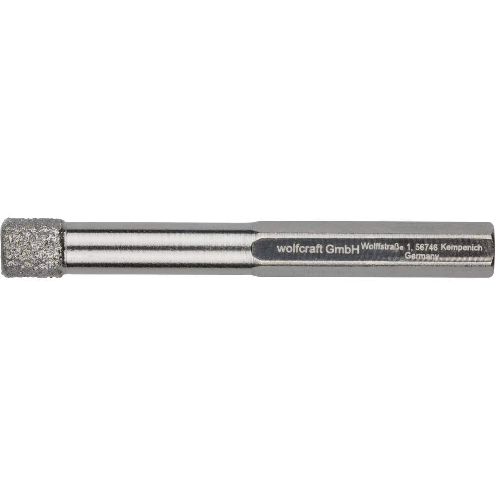 wolfcraft Punta diamantata con codolo esagonale, 5993000