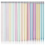 Coffret cadeau d'aiguilles à tricoter parfait : l'ensemble de tricot est polyvalent, offrant une gamme de tailles d'aiguilles adaptées à une multitude de modèles et de projets de tricot. Le lot d'aiguilles à tricoter en métal de 35 cm peut également être utilisé comme cadeau pour les amateurs de tricot de tous âges, idéal pour les débutants car le lot contient une bonne gamme de tailles « normales ». Les aiguilles à tricoter colorées sont idéales pour tricoter des chaussettes, des gants, des manches, des pulls, des écharpes, etc. Pour voir notre gamme complète, cliquez sur « Visitez la boutique Aeelike ».