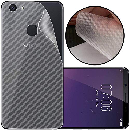 Image of Compatible with Vivo V7 Back Screen Protective Film Carbon Fiber Skin Transparent Screen Guard Sticker