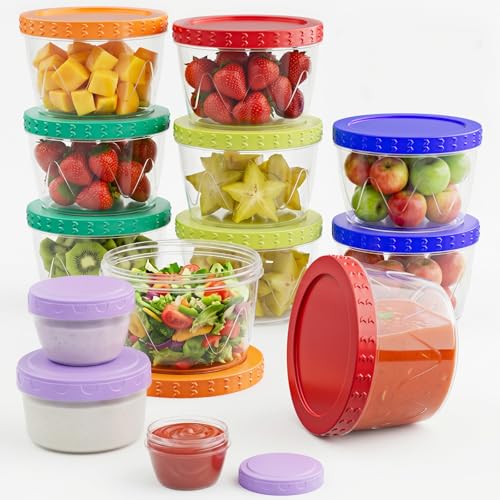 13 Pack-17/10/5/2.7oz Reusable Freezer...