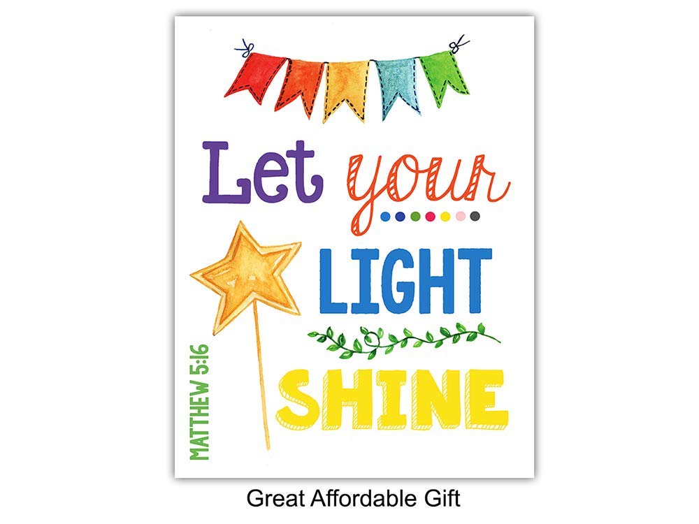 Bible Verse Wall Art Scripture Wall Art Christian Wall Art for Kids