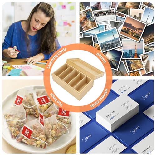 TYBYBB Karteikasten Karteikartenbox A7 Vokabeln 22x12x9cm Lernbox Karteikarten Lernkarten Lernkarteibox Aufbewahrung A7 Vokabelkarten Box Vokabelbox Vokabelkasten Karteibox mit Deckel