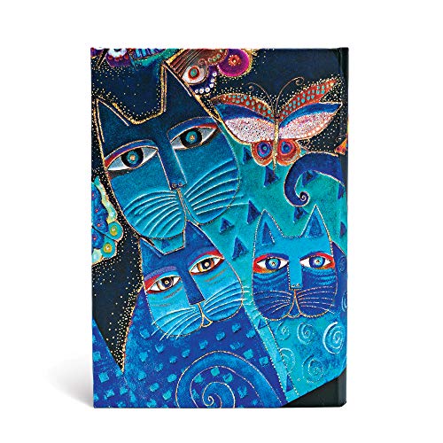 Paperblanks Diari a Copertina Rigida Gatti Blu e