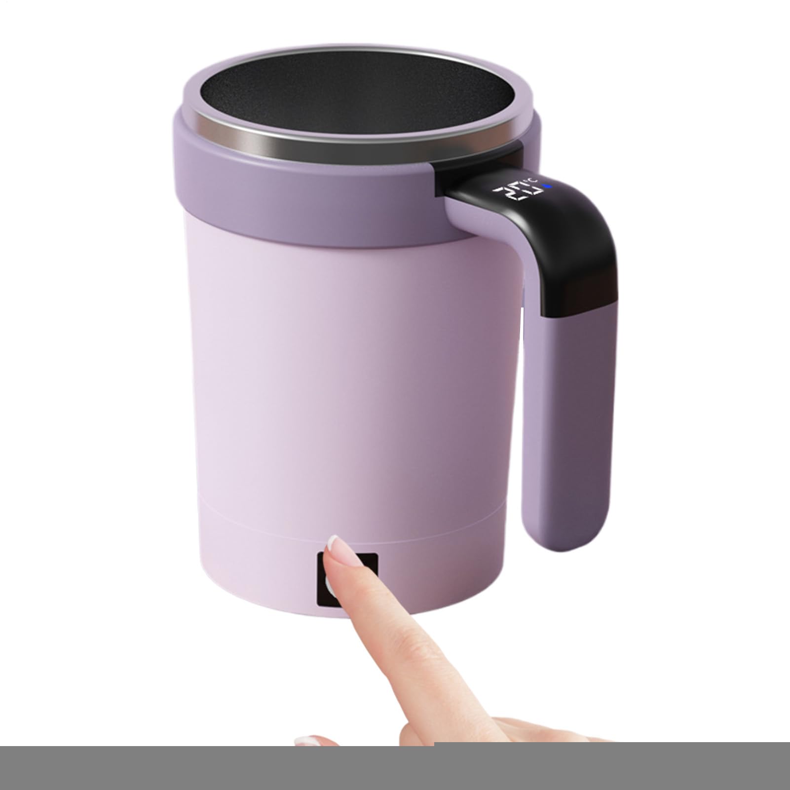 Taza de mezcla automática para evitar grumos en el cacao y la leche