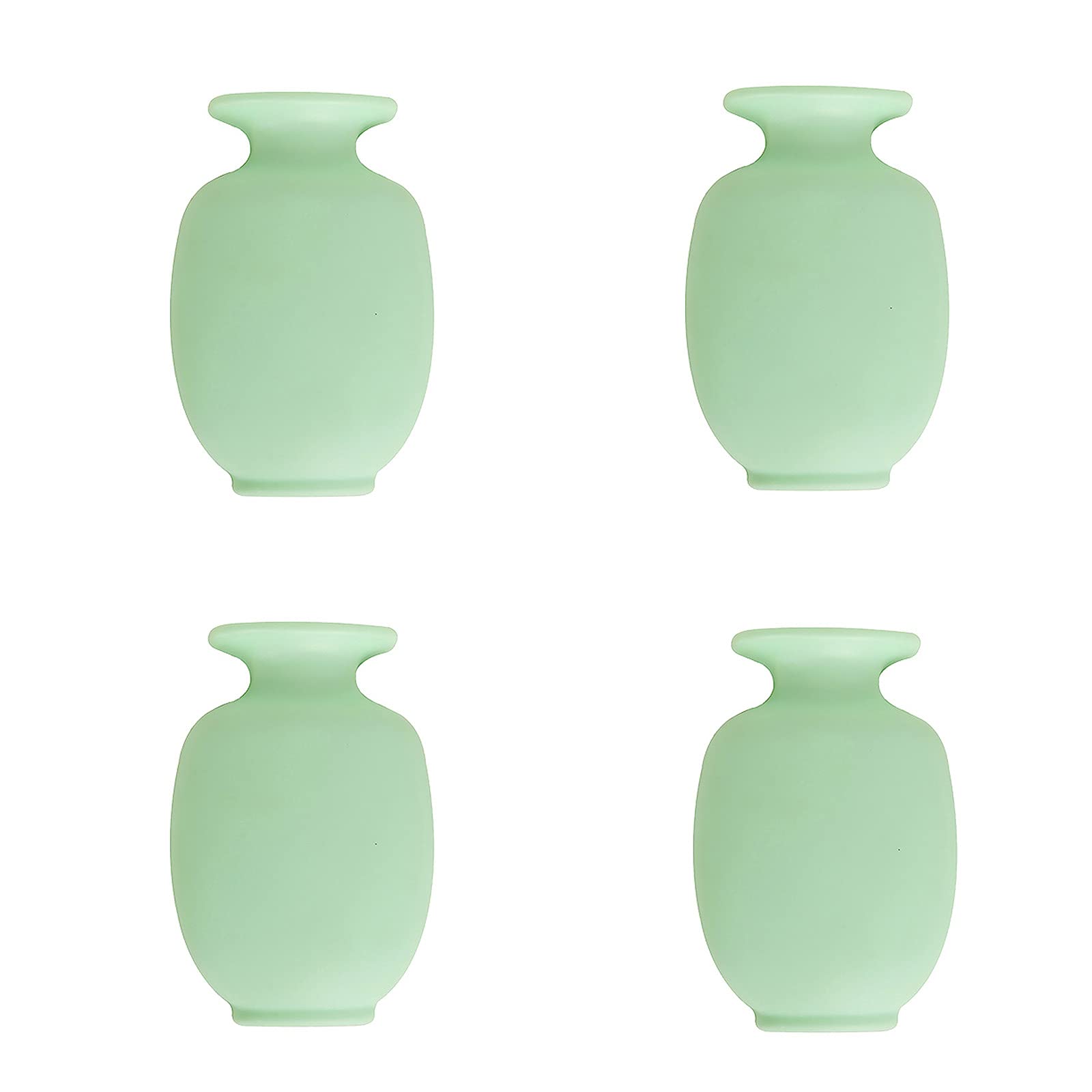 RSTYS 4Pcs Silicone Vase Wall Sticker,Reusable and Removable Wall-Mounted Flower VaseSelf-Adhesive Wall Mount Vase Decorative for Wall Window