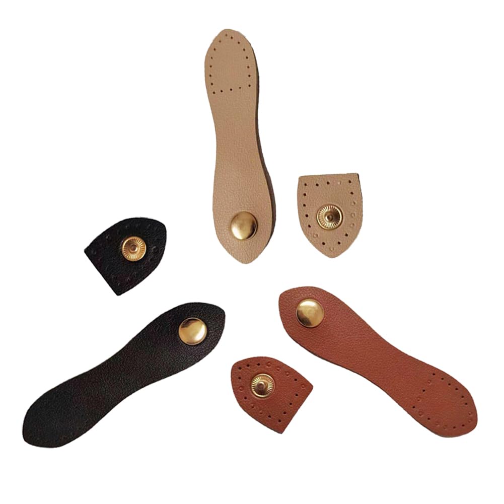 CustomyLife Set Di 4 Fibbie A Scatto In Pelle Per Borse E Portafogli – Chiusure Magnetiche Da Cucire Per Progetti Fai Da Te