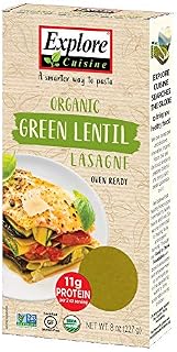 Explore Cuisine Organic Green Lentil Lasagne (6 Pack) - 8 oz - High